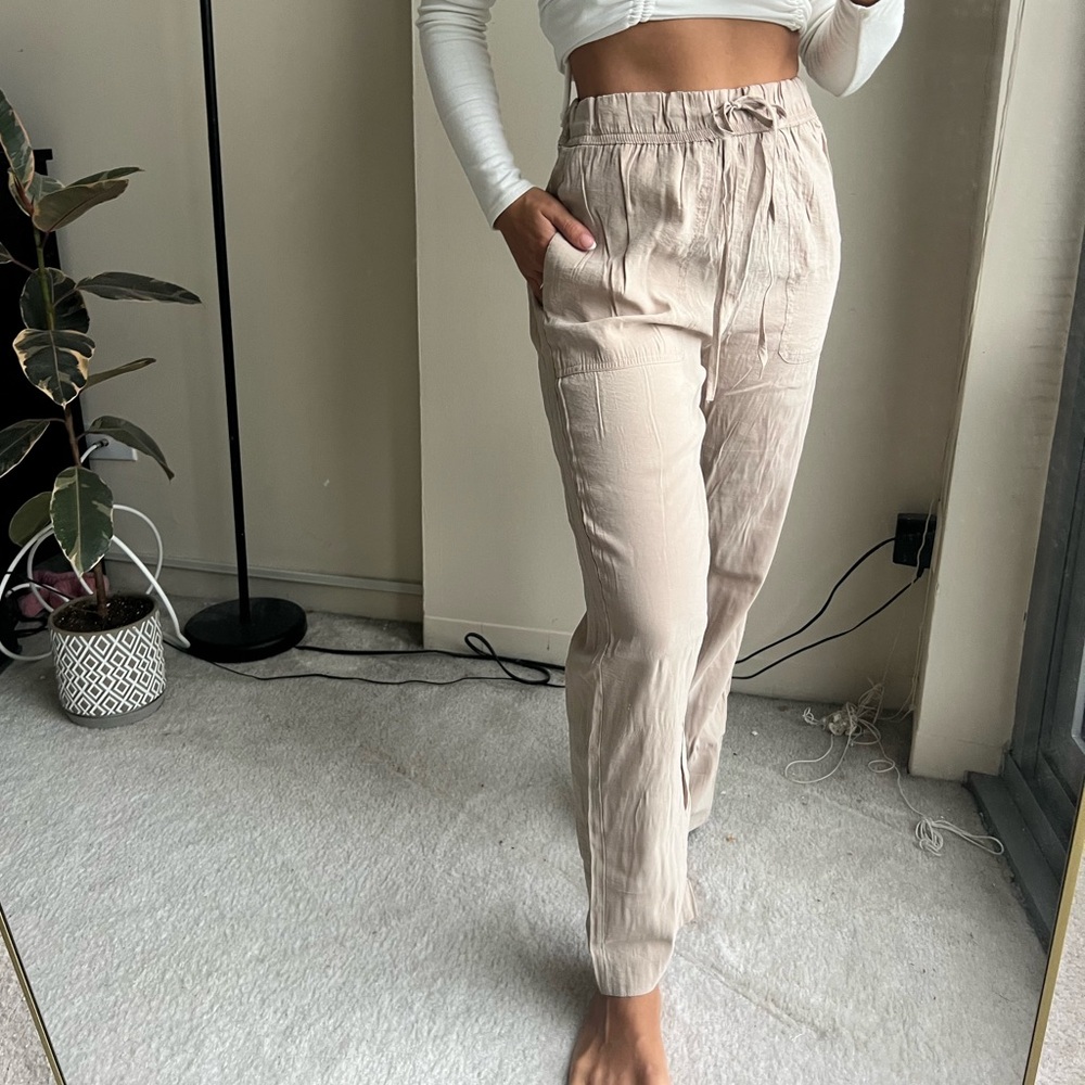 Tie waist lounge pants
